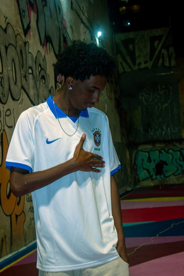 Torcedor com camisa do Brasil